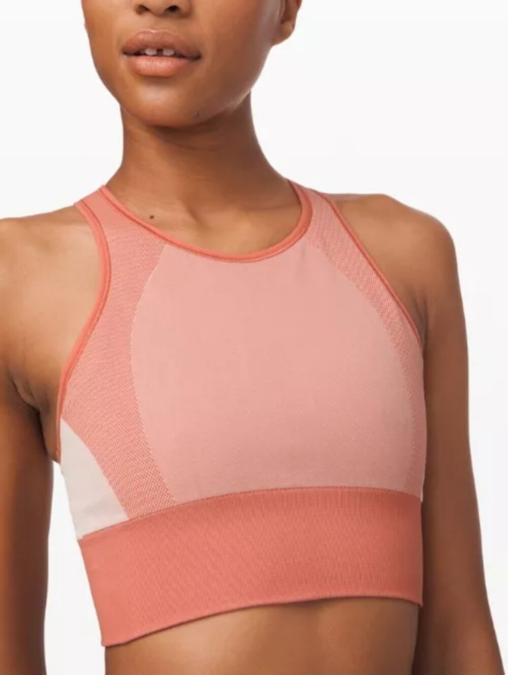 Lululemon EBB TO TRAIN sports Bra in Dusty Peach